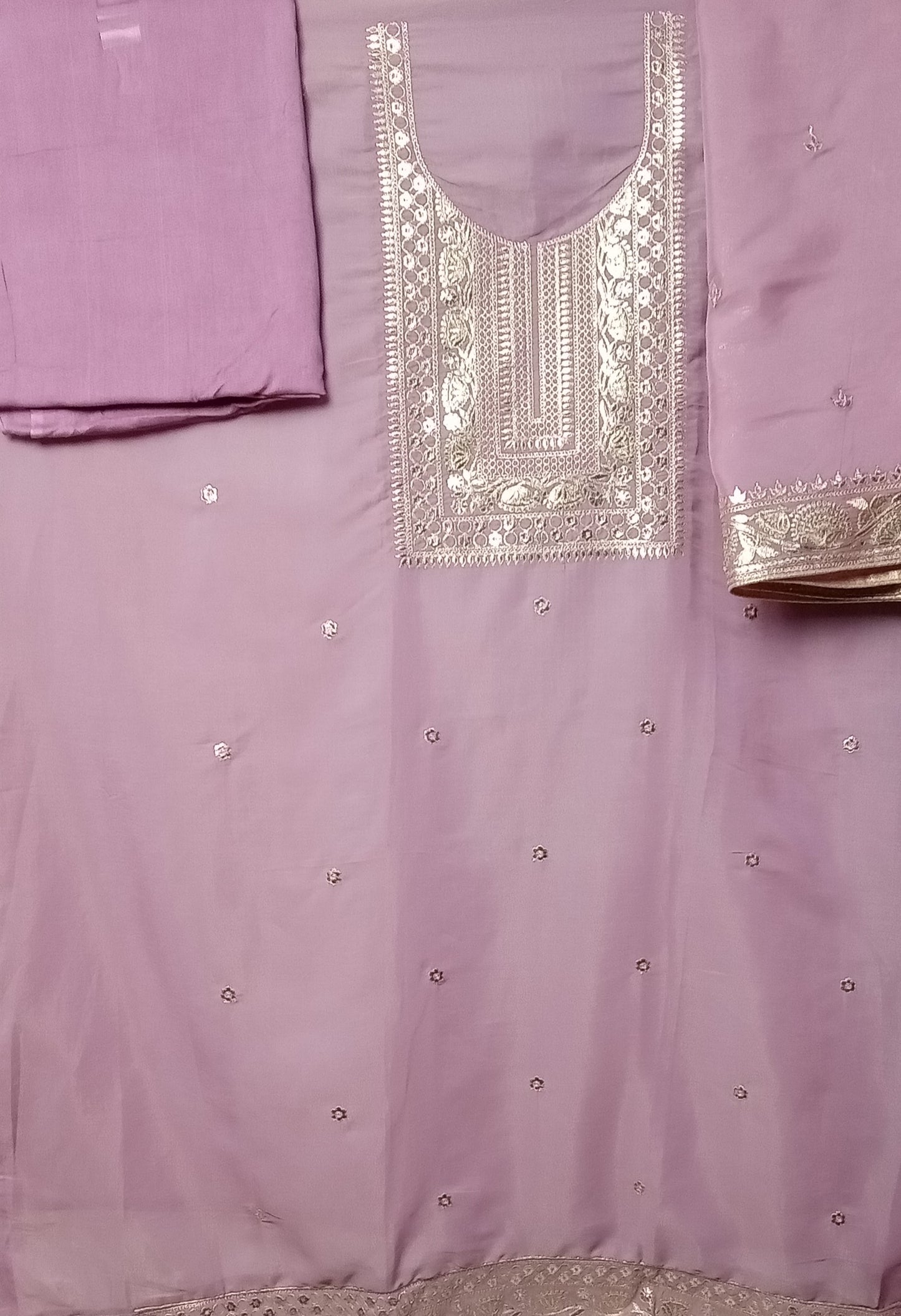 GARLUXE Gota Pitta Work Dress Material