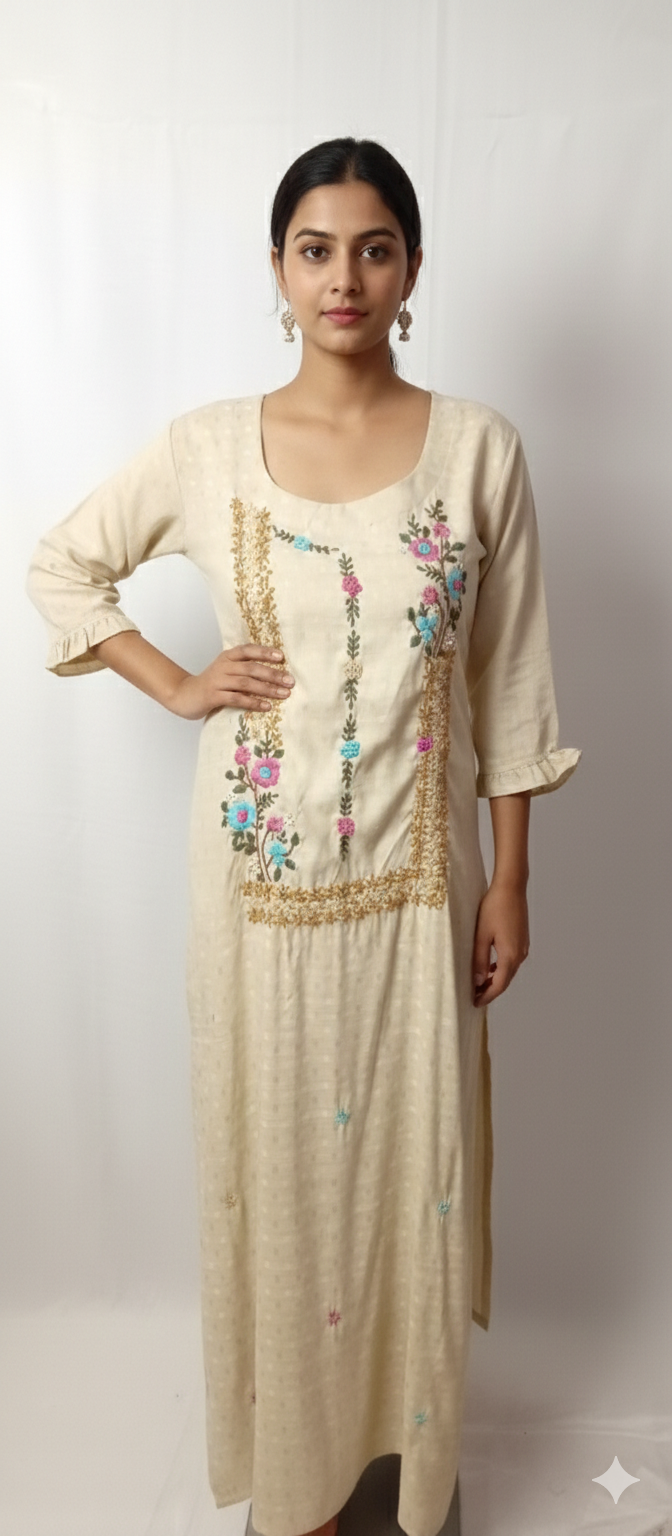 GARLUXE HAND WORK KURTI