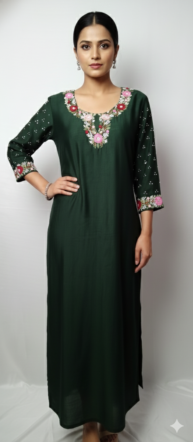 GARLUXE HANDWORK KURTI