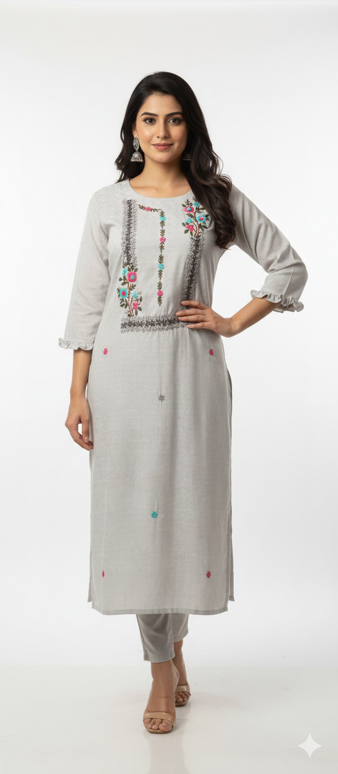 GARLUXE HAND WORK KURTI