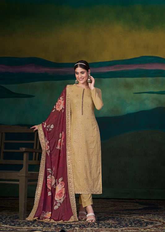GARLUXE Georgette Golden Sequence