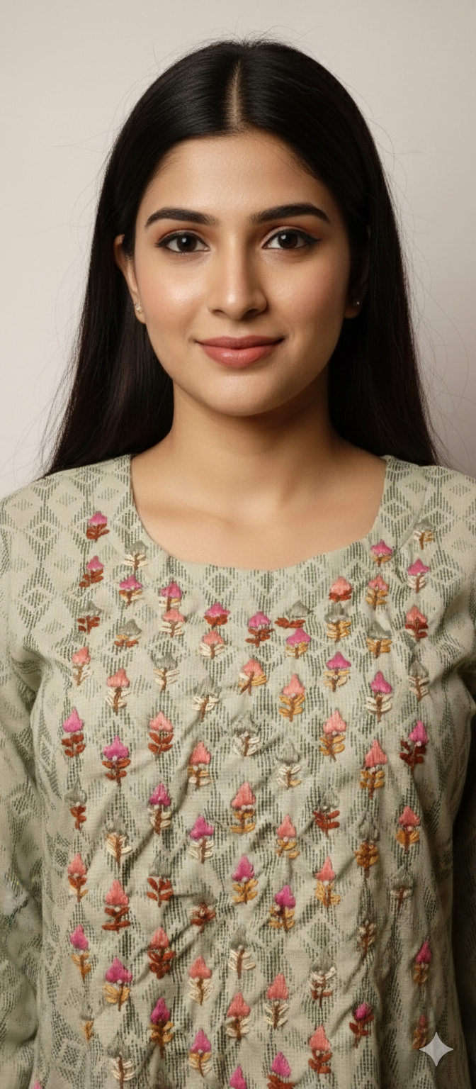 GARLUXE HANDWORK KURTI