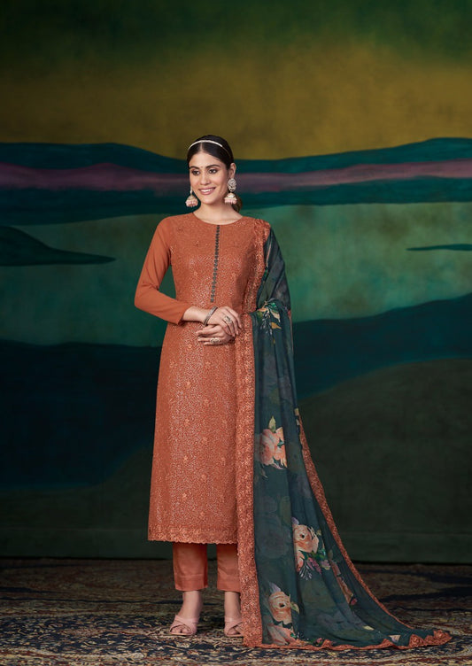 GARLUXE Georgette Coffee Sequence