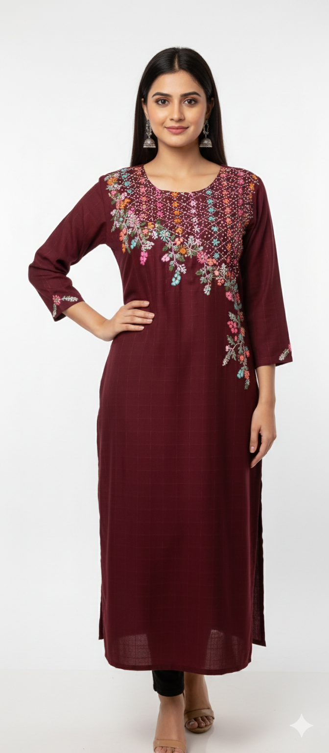 GARLUXE HANDWORK KURTI