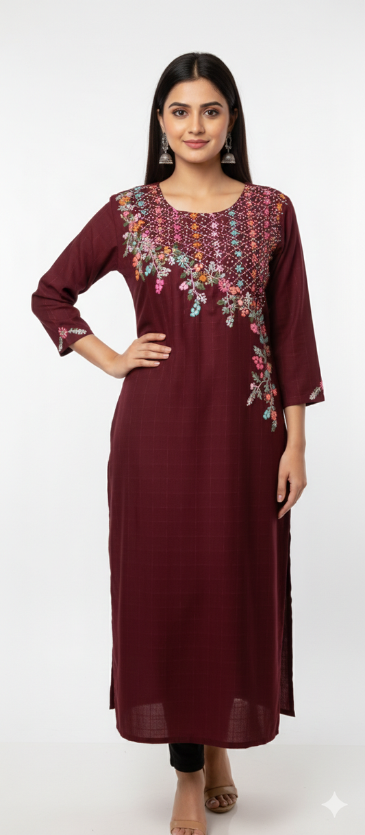 GARLUXE HANDWORK KURTI