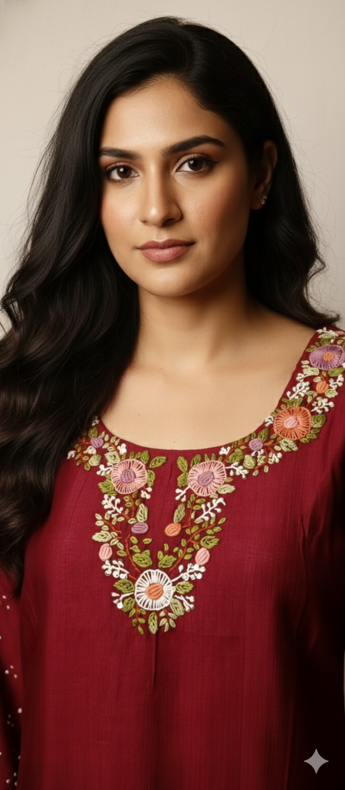 GARLUXE HANDWORK KURTI