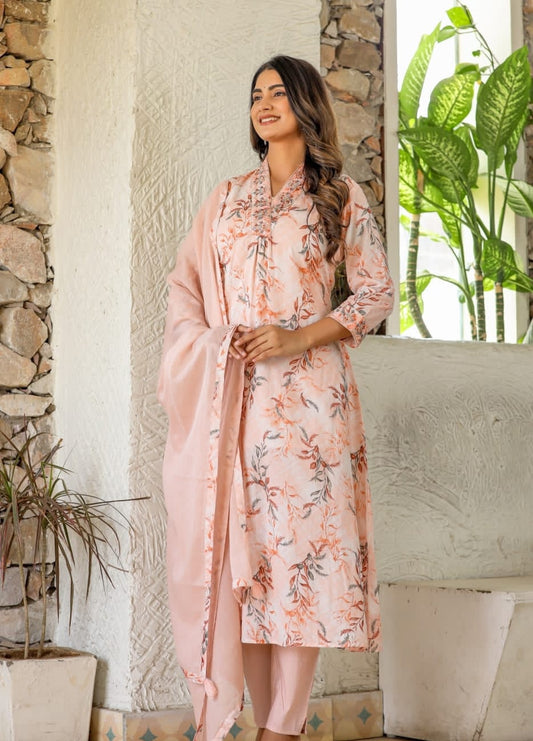 GARLUXE Cotton A-Line Pleated