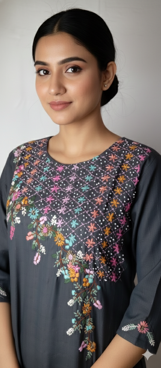 GARLUXE HANDWORK KURTI