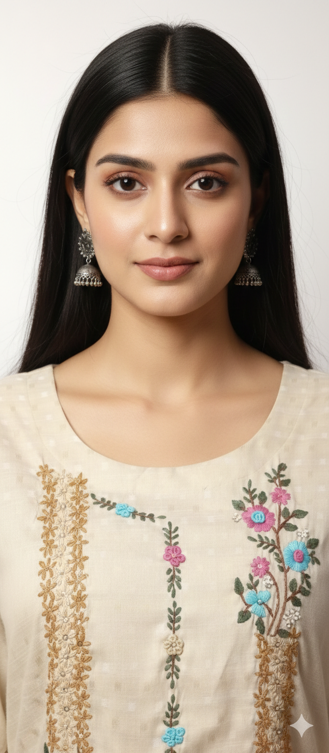 GARLUXE HAND WORK KURTI