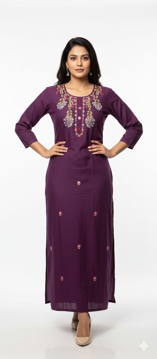 GARLUXE Hand Work Kurti
