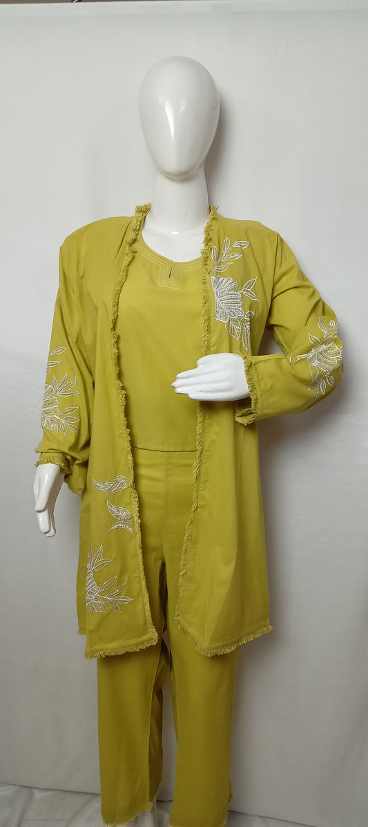 GARLUXE Florecent Hand Work