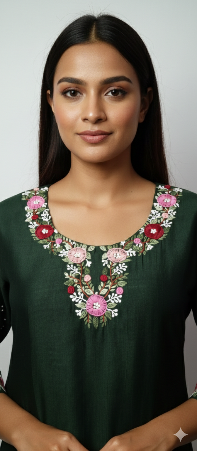 GARLUXE HANDWORK KURTI