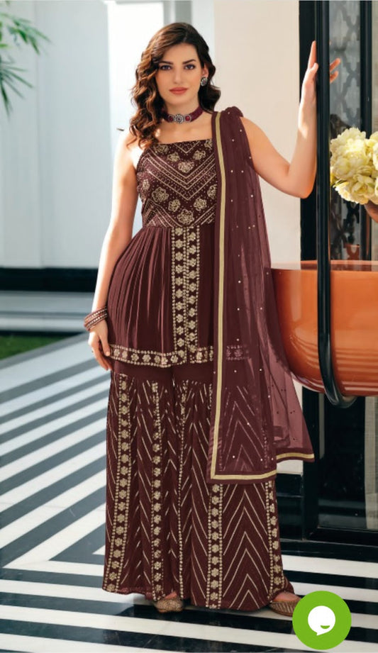 GARLUXE Indo Western Gharara