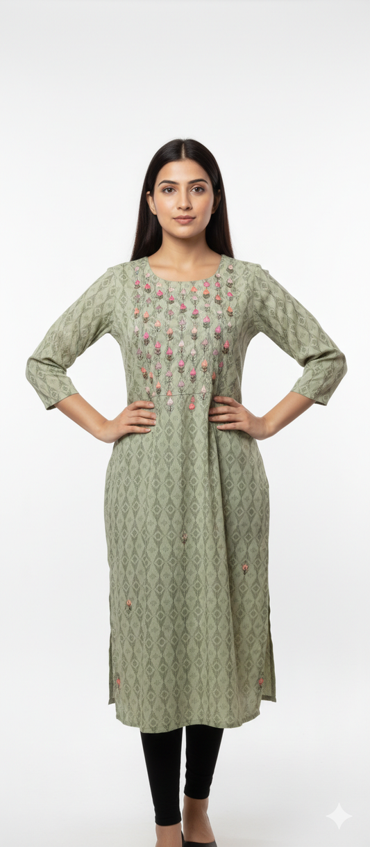 GARLUXE HANDWORK KURTI