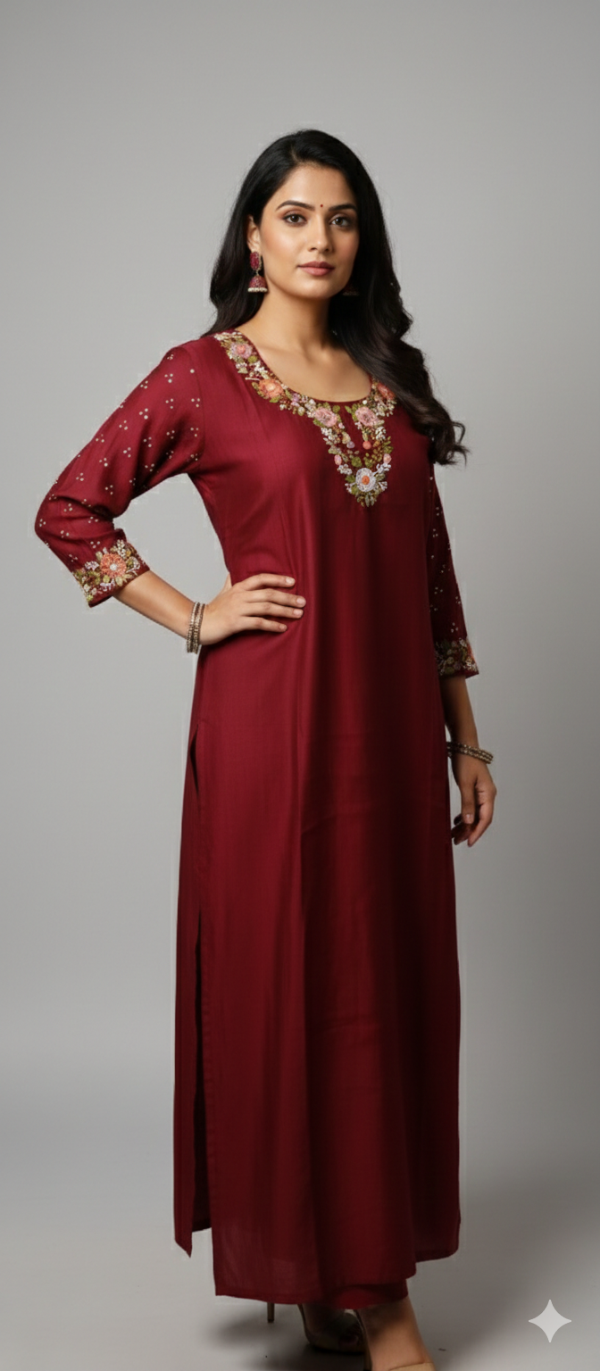 GARLUXE HANDWORK KURTI