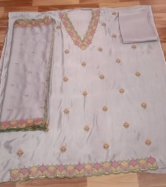 GARLUXE Premium Silk Dress Material
